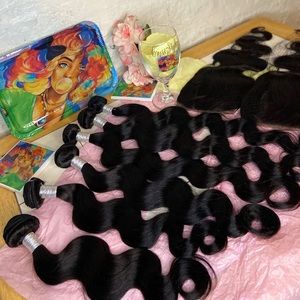 Body wave raw virgin hair bundles. 3 comes in this order for this price.